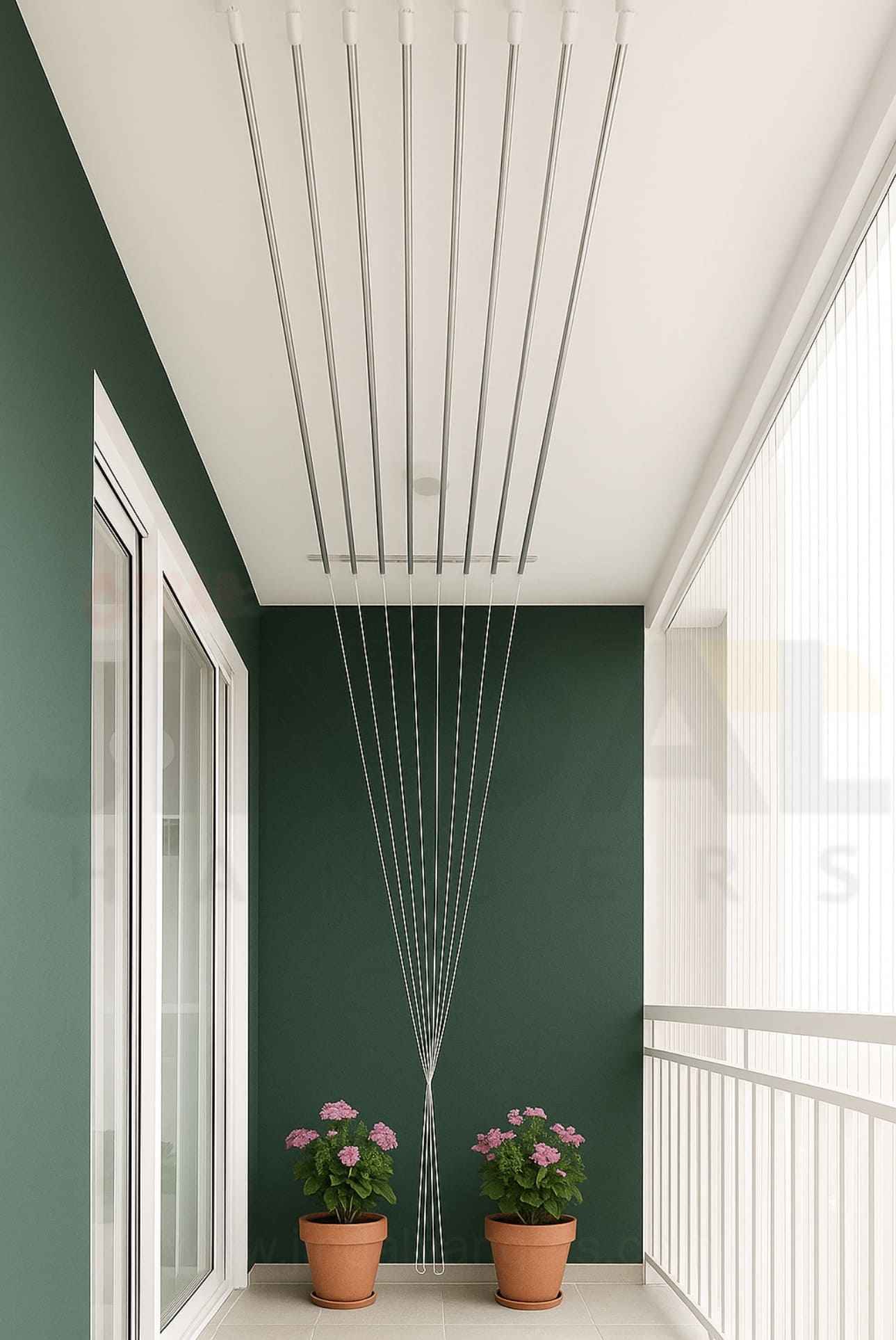 balcony cloth hanger