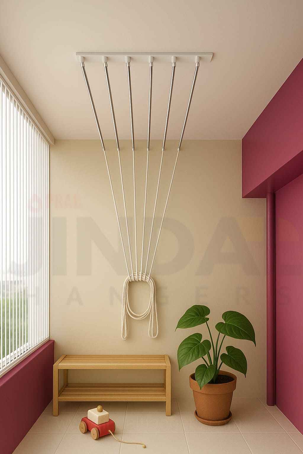 ceiling cloth drying hanger